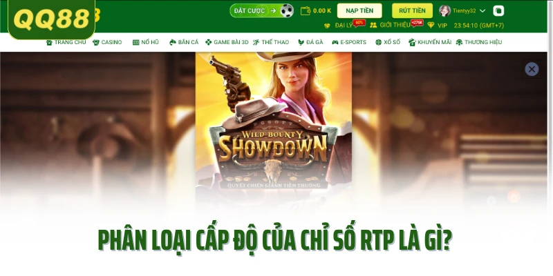 Phân loại cấp độ của chỉ số RTP là gì?